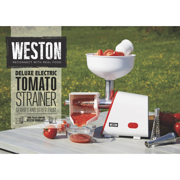 Weston Electric Tomato Plastic 16Qt Food Strainer & Reviews Wayfair